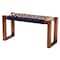 Bali & Pari Prunella Modern Bohemian Two-Tone Seagrass and Acacia Wood Accent Bench 240-13460-ZORO - alternate 1